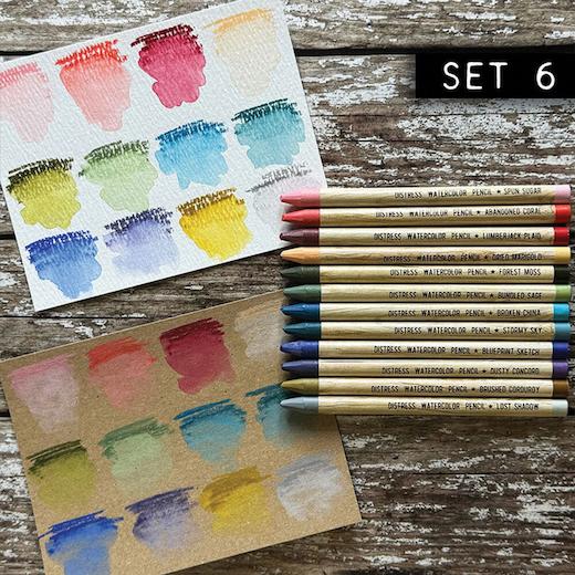 Distress Watercolour Pencils Kits