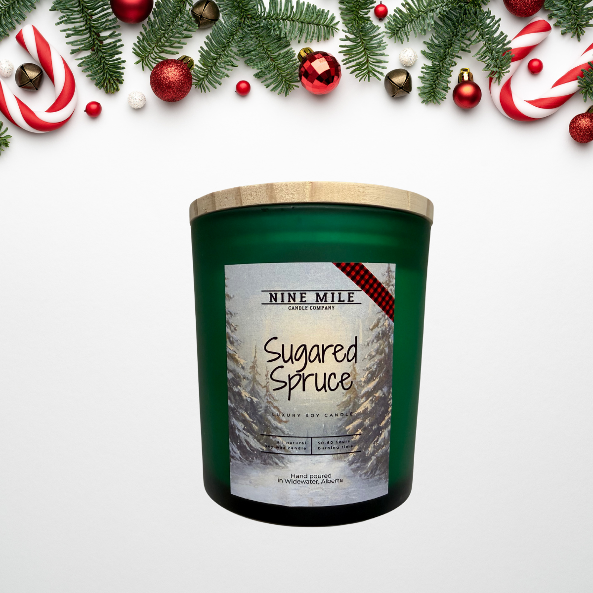 Nine Mile Sugared Spruce 12.5oz Candle