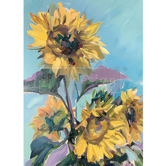 Re-Design A1 Decoupage Fiber Sunshine Embrace