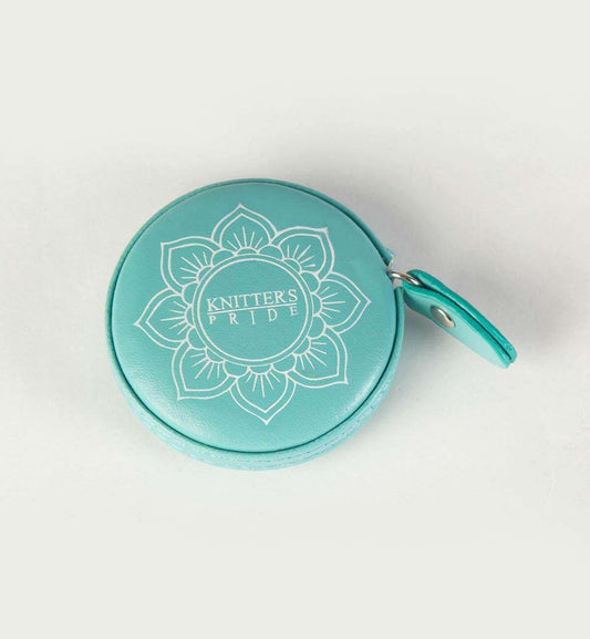Knitters Pride : Teal Retractable Tape Measure