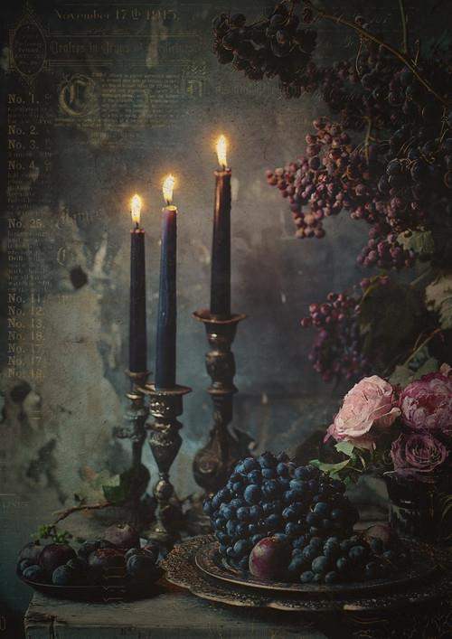 Decoupage Queen - Olga Heldwein - Candlelit Dinner A4 & A3
