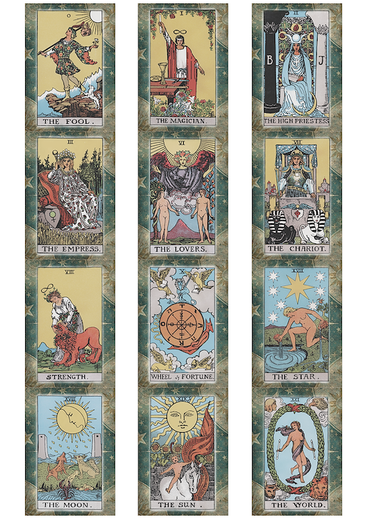 Decoupage Queen - Iveta Ziedina Tarot Major Arcana 12 Pack A4 & A3 Rice Paper