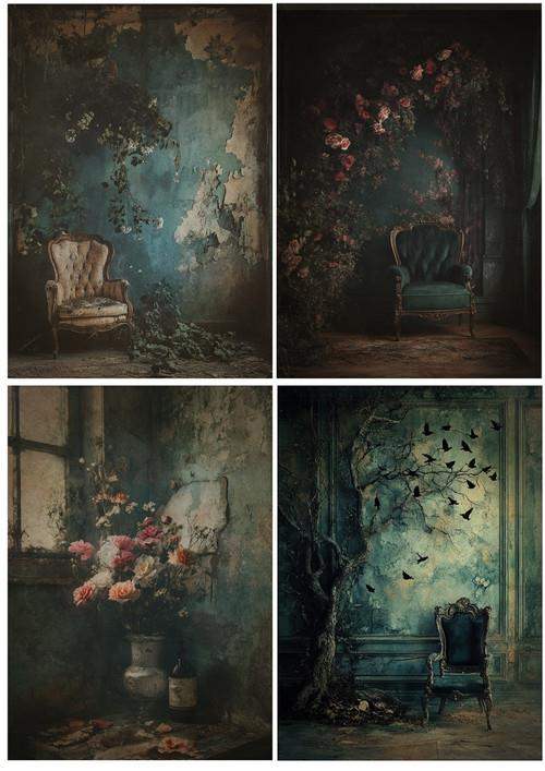 Decoupage Queen - Olga Heldwein - Moody Scenes I A4 & A3