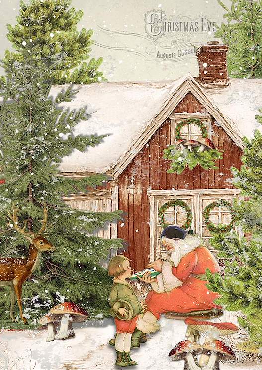 Decoupage Queen - Elle J Goods, December 24 A4 & A3 Rice Paper