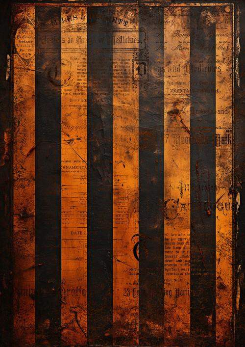 Decoupage Queen - Olga Heldwein - Cursed Stripes A4 & A3