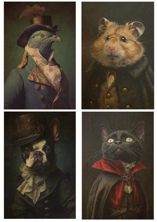 Decoupage Queen - Olga Heldwein - Pet Portraits I A4 & A3