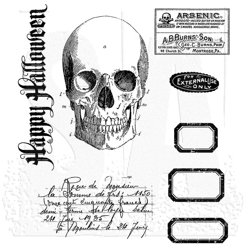 Stampers Anonymous - Tim Holtz : Cling Mounted Rubber Stamps ~ Apothecary