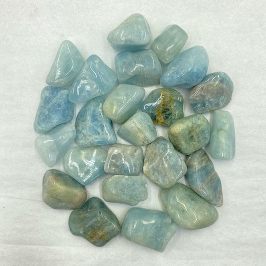 AQUAMARINE TUMBLED STONES