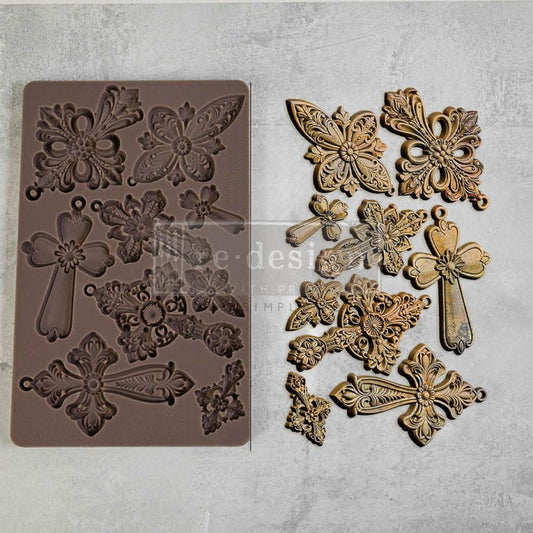 Re-Design With Prima® Decor Moulds  – Holy Harmony 5x8"