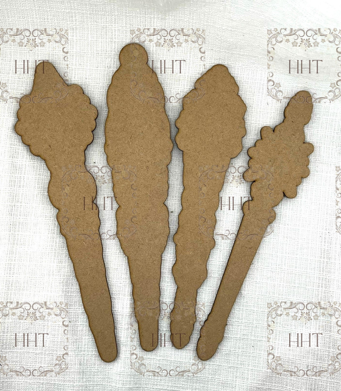 Handcrafted Holiday Traditions : MDF Tapers Backing #1 (Christmas)