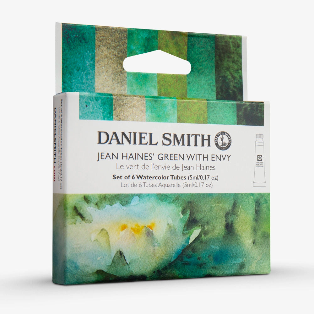 Daniel Smith : Watercolour Paint - Jean Haines Green with Envy set of 6 5ml