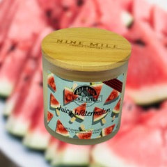 Nine Mile Juciy Watermelon 14 oz Soy Wax Candle