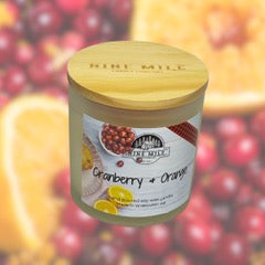 Nine Mile Cranberry Orange 14 oz Candle