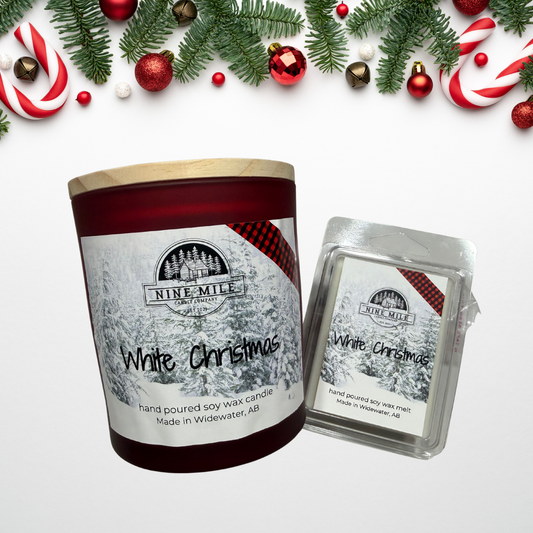 Nine Mile White Christmas 12.5 oz Candle & Melts