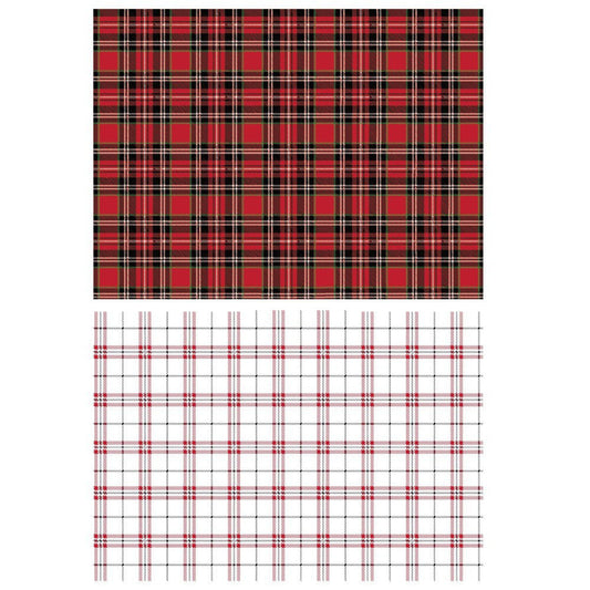 Re-Design With Prima® Decor Transfers – Gingham Red - 23x33"