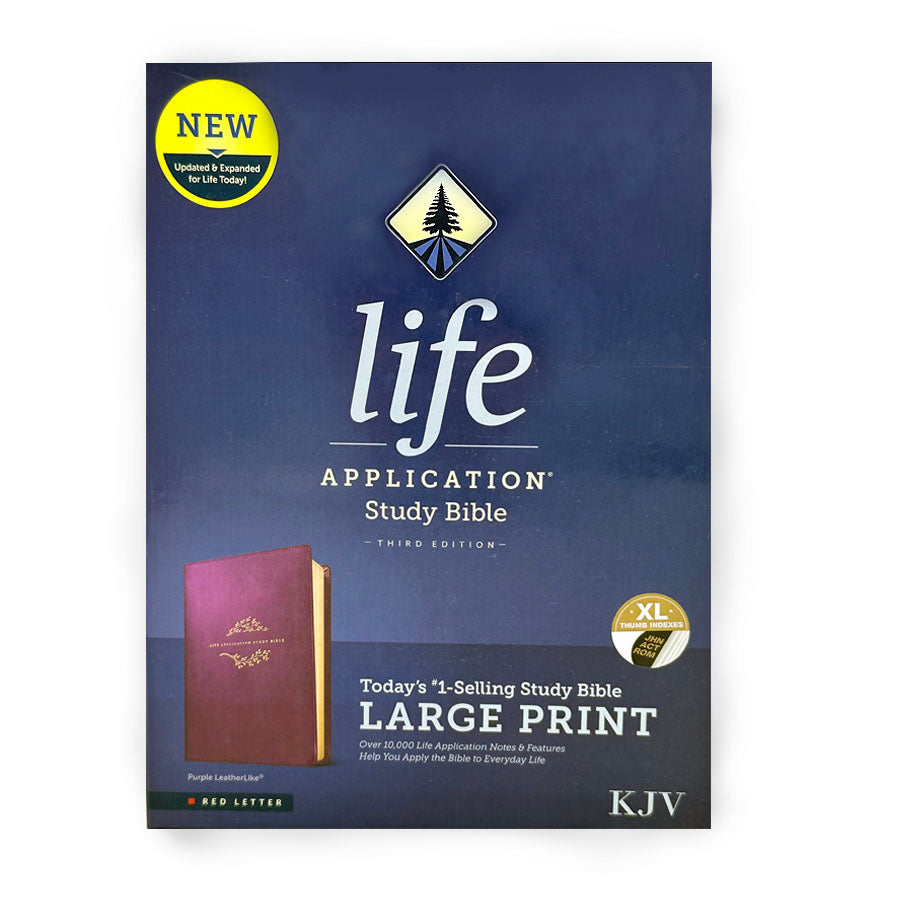 Large Print Life Application Study Bible - King James Version