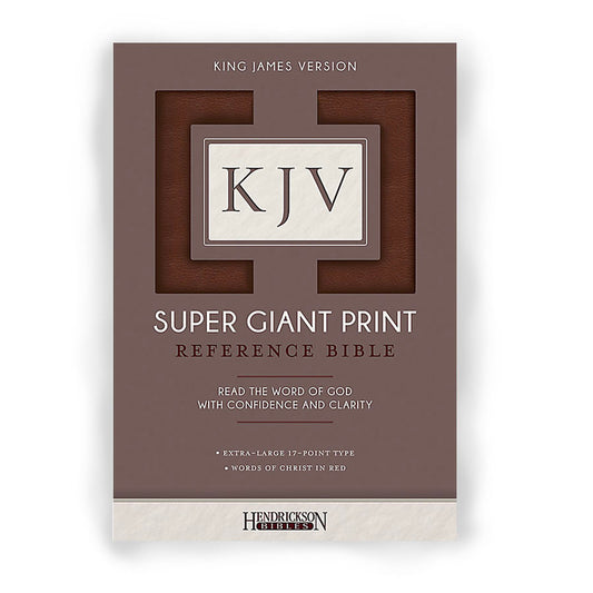 Super Giant Print Reference Bible - King James Version